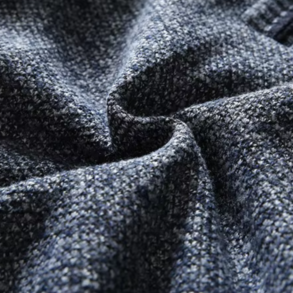 Shizley - Férfi pulóver magas nyakkal és cipzárral