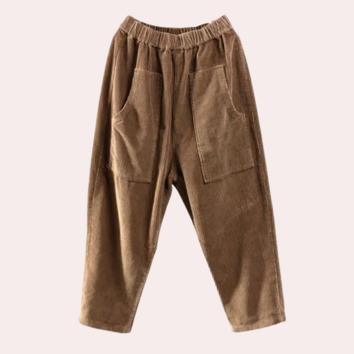 Casual Rippelt Tömör Nadrág Nőknek - Marlowe