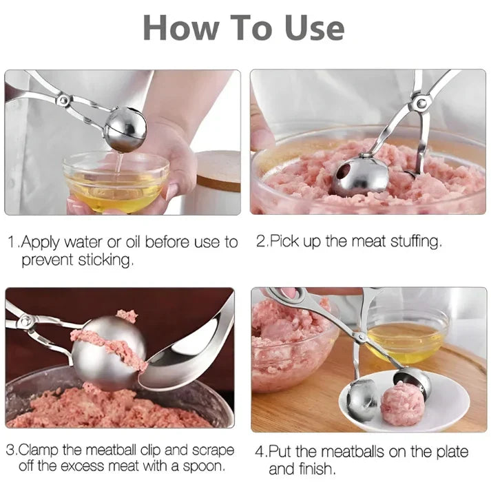 RVS Húsgolyó-formázó - MeatballMaster