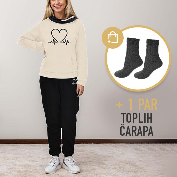 KÉNYELMES NŐI KÉT RÉSZESE SPORTÖLTÖZET - WARMFLEX™