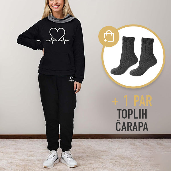 KÉNYELMES NŐI KÉT RÉSZESE SPORTÖLTÖZET - WARMFLEX™