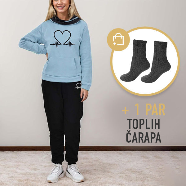 KÉNYELMES NŐI KÉT RÉSZESE SPORTÖLTÖZET - WARMFLEX™