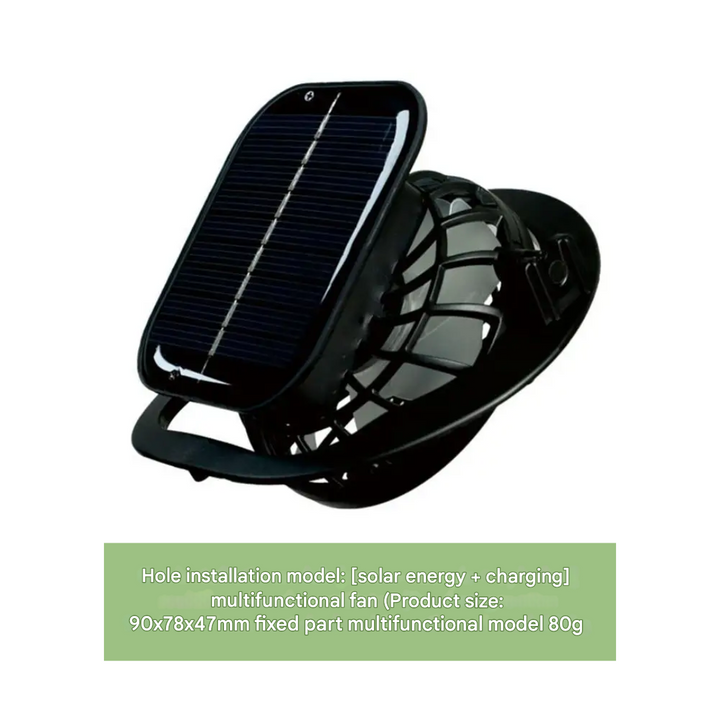 Kültéri napernyő beépített napenergiával működő ventilátorral – CoolBreeze Solar