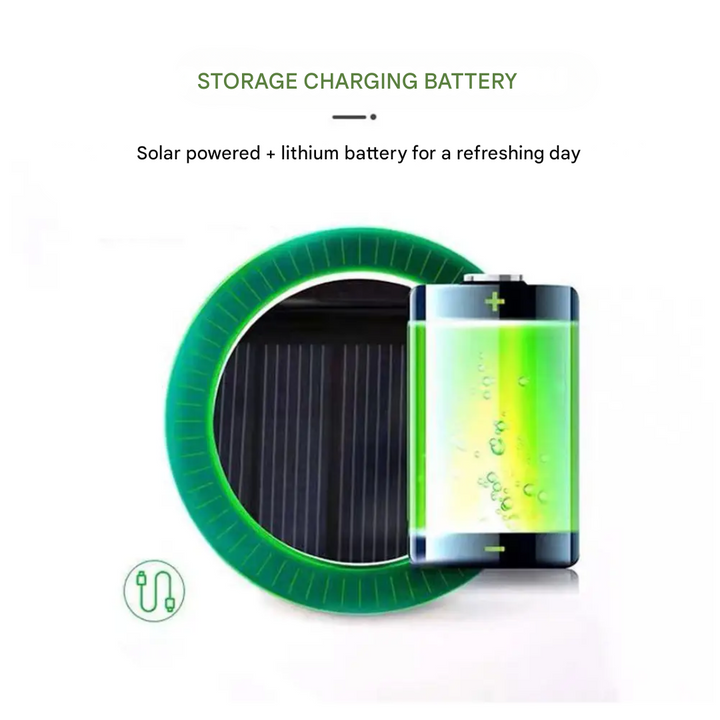 Kültéri napernyő sapka beépített ventilátorral – Sunbreeze