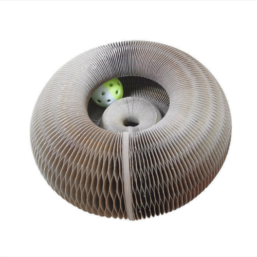 Bűvös Játék- és Kaparó a Macskák Számára - PurrPlay Sphere