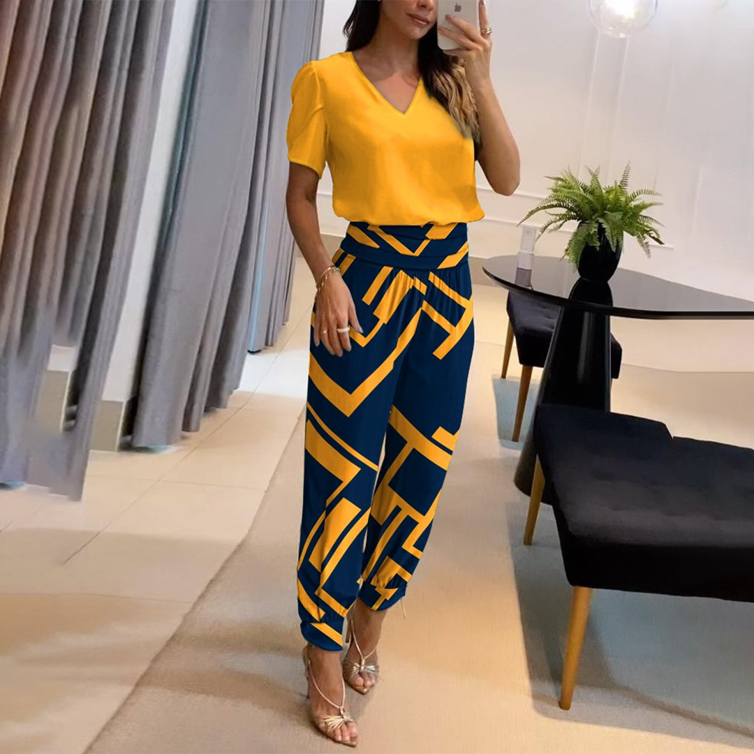 Stílusos Nyomtatott Jumpsuit - Nova