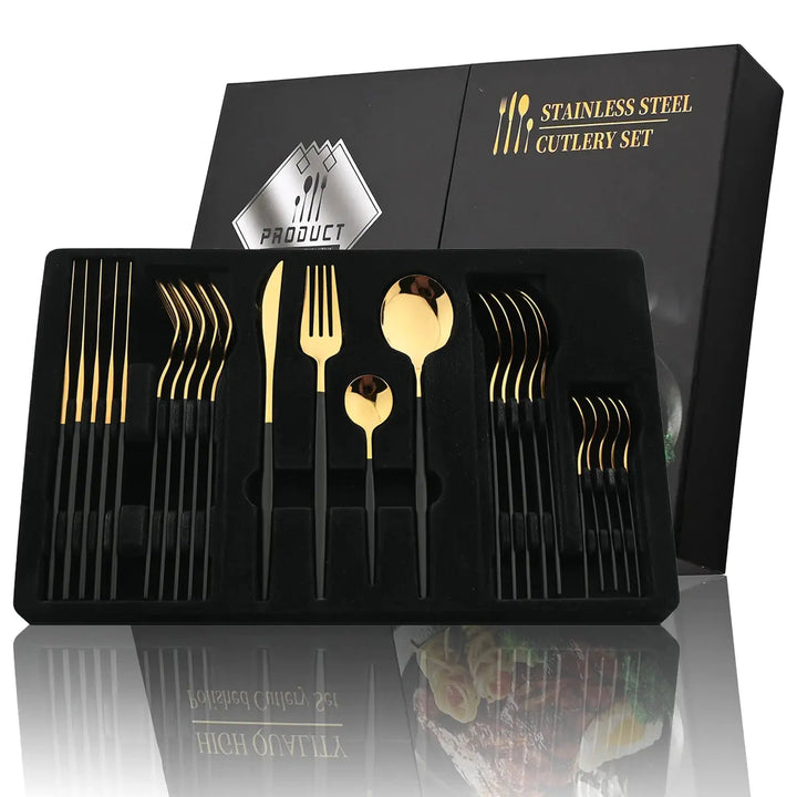 24 darabos RVS Evőeszközkészlet – Aurinox