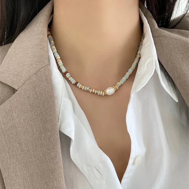 Színes Természetes Kő Ékszerszett - Elena