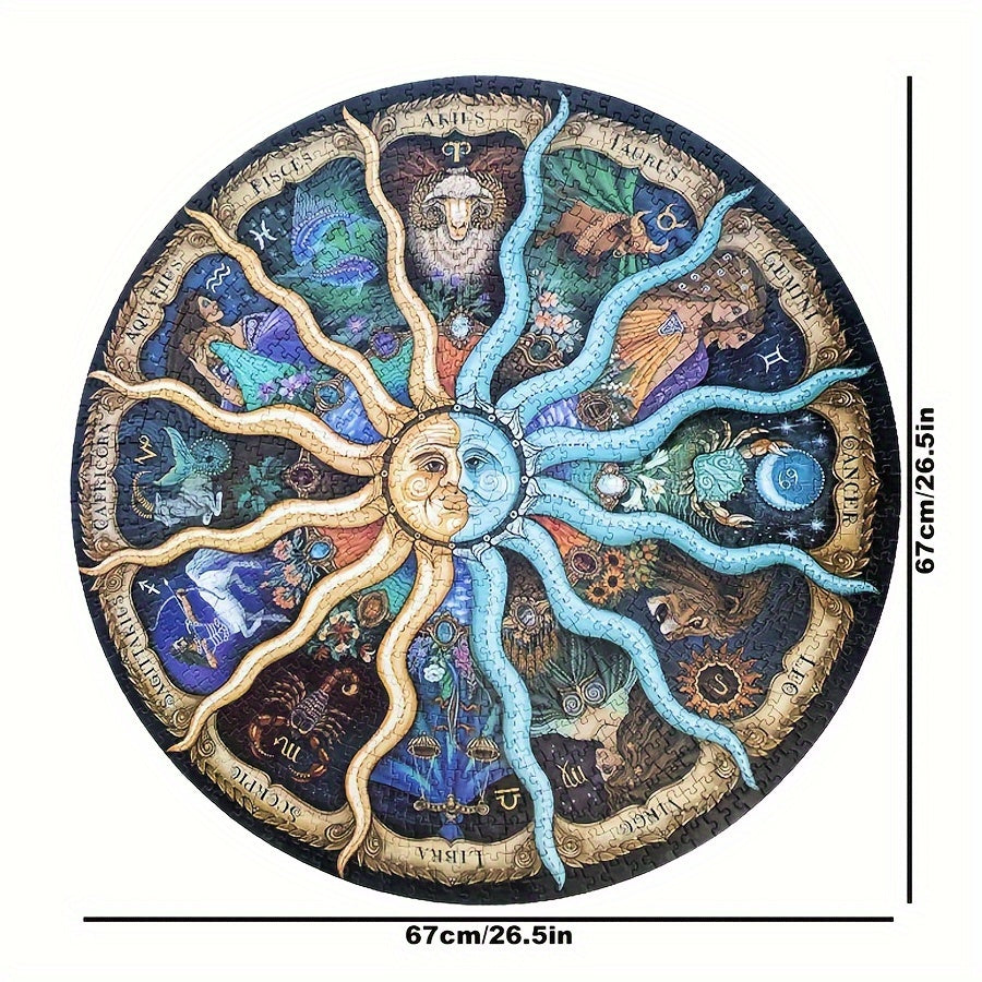 1000 darabos Kerek Csillagjegy Puzzles - ZodiacDreams