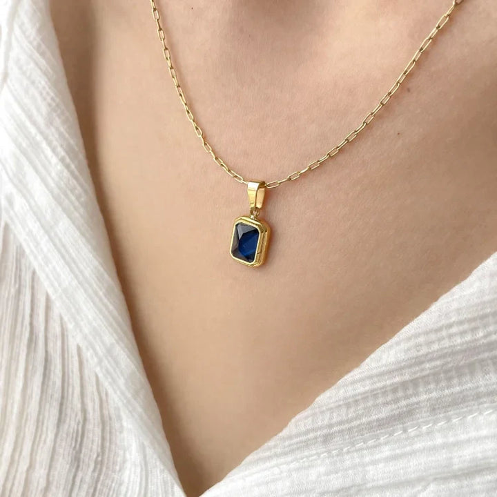 Vintage Drágakő Nyaklánc - Celeste