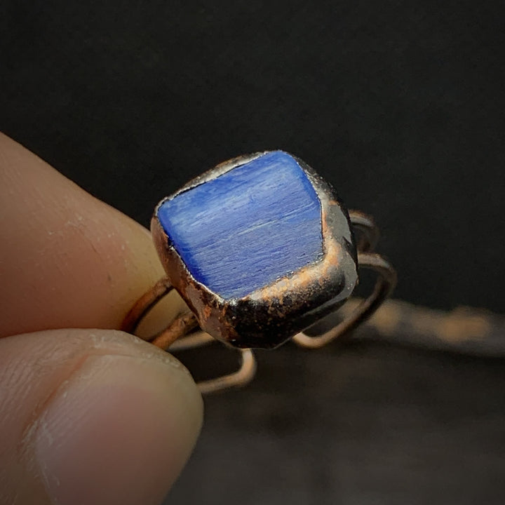 Természetes Nyers Születési Kő Gyűrű - Selina