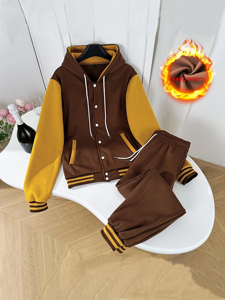 Kényelmes és trendi 2 részes kocogó szett - Elara