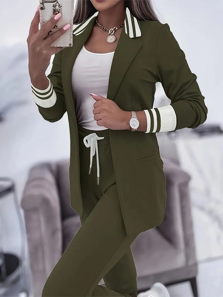 Casual Streetwear Csíkos Szett - Sophie