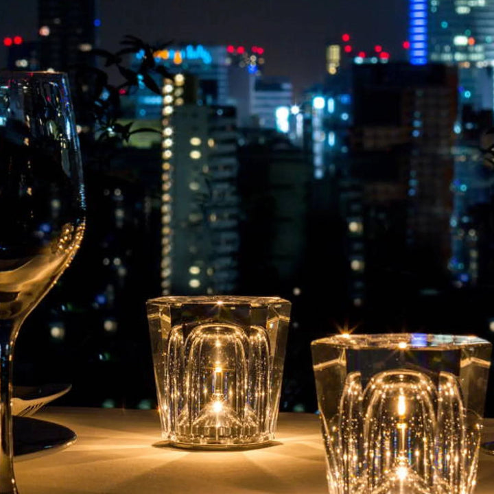 Luxus Újratölthető Gyémánt Kristály Asztali Lámpa - Lumière Diamant