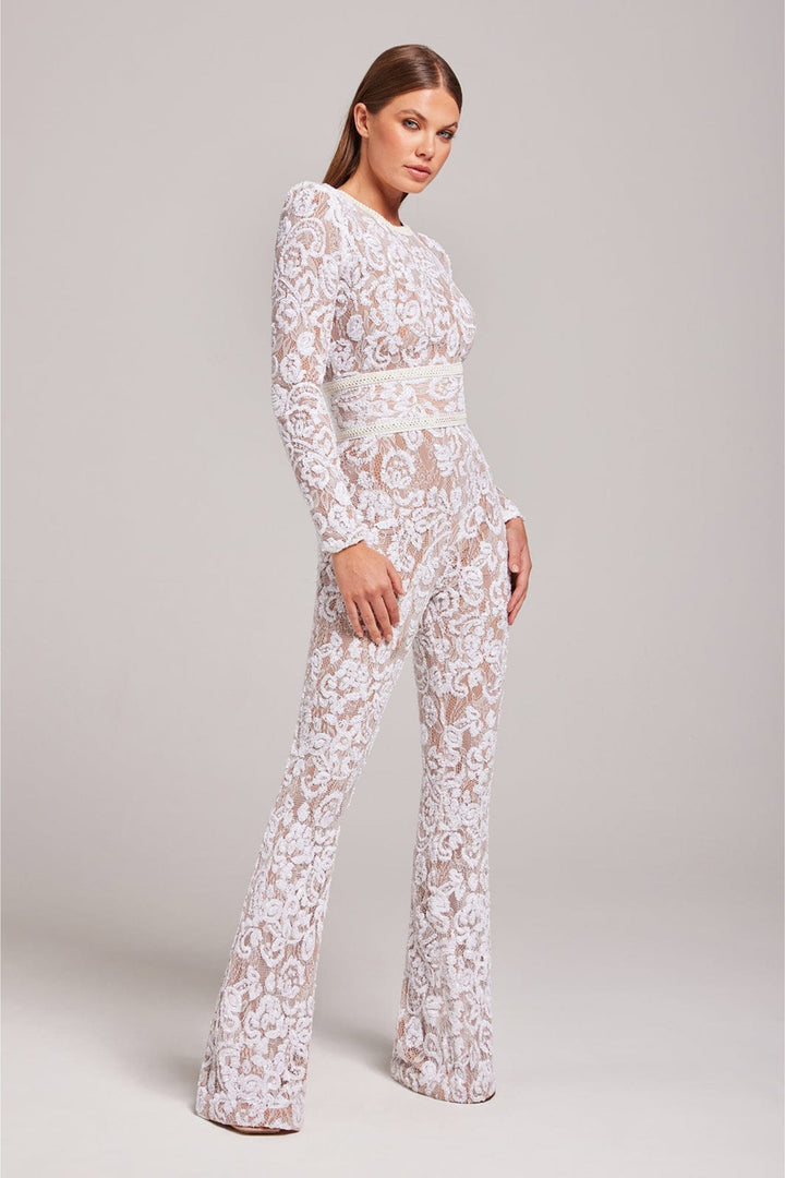 Stílusos estélyi overall V-nyakkal - Juliette