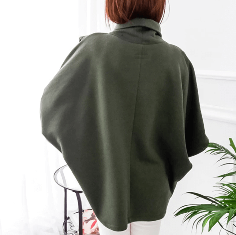 Aszimmetrikus női garbó – Őszi varázslat Mara