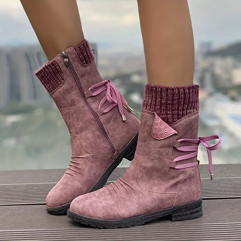 Női téli csizma fleece béléssel – Selina