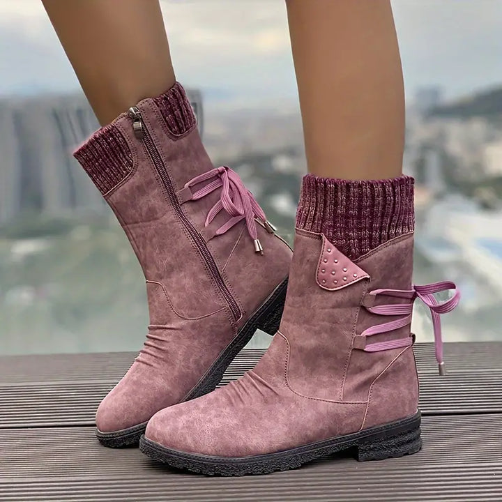 Női téli csizma fleece béléssel – Selina