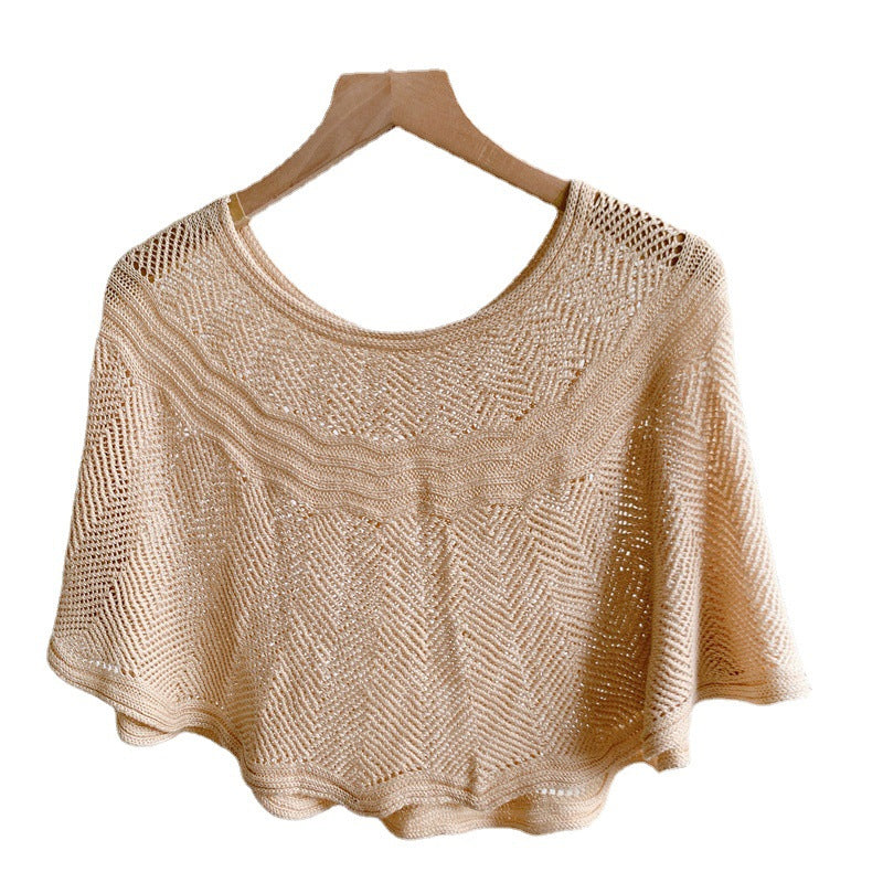 Női selyem sál kötött és UV védelemmel – Amira