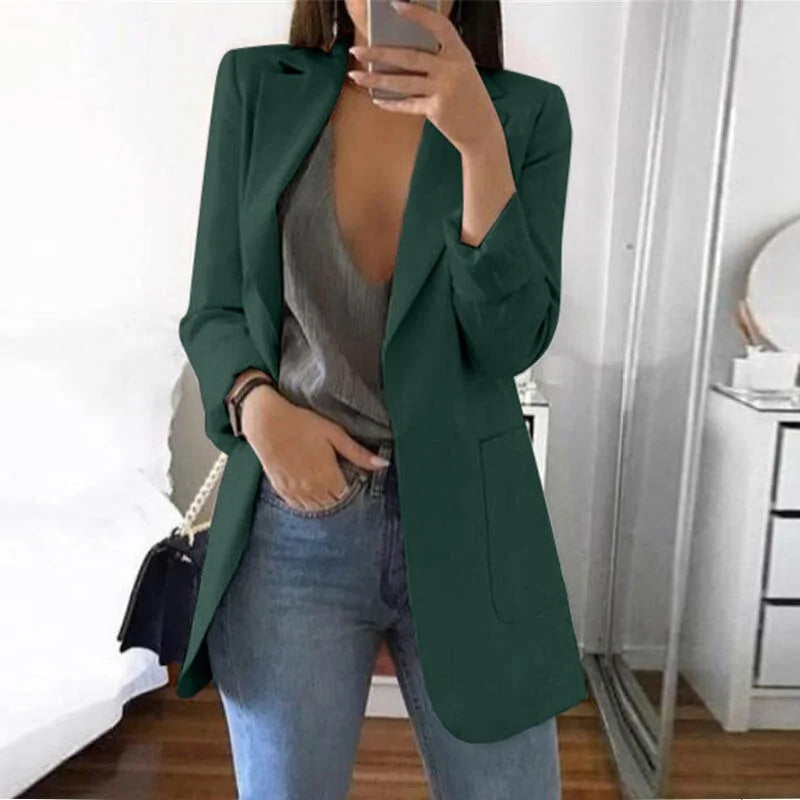 Stílusos Elegáns Streetwear Blézer - Serena