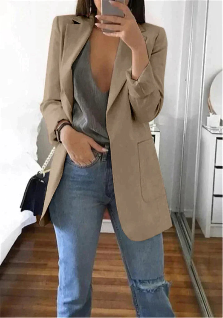 Stílusos Elegáns Streetwear Blézer - Serena
