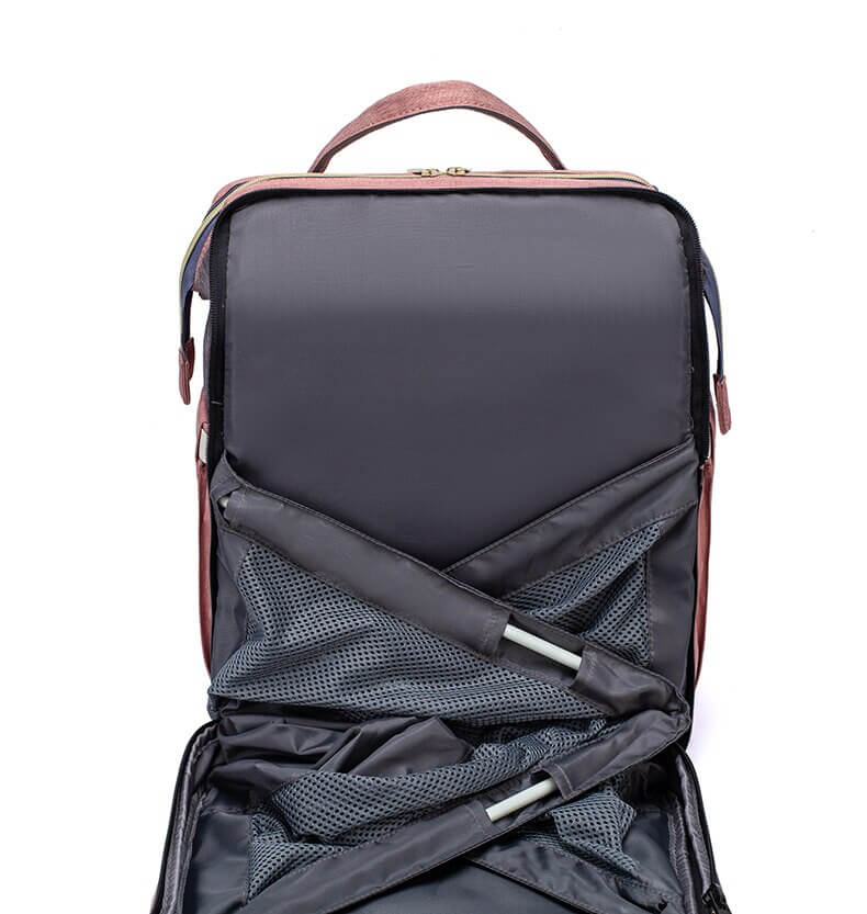 Hordozható babaágy és pelenkázótáska – Többfunkciós utazási hátizsák