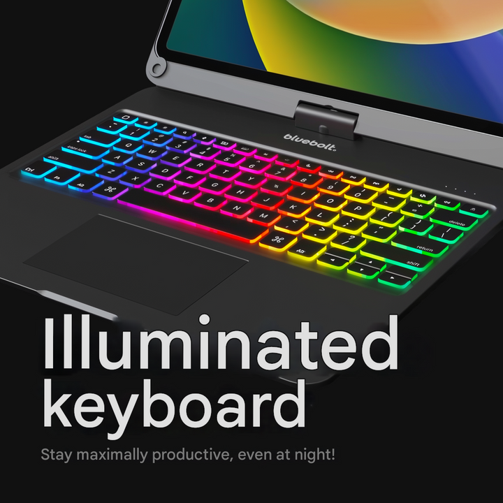 Vezeték nélküli 360°-ban forgatható billentyűzet - KeySpin borító