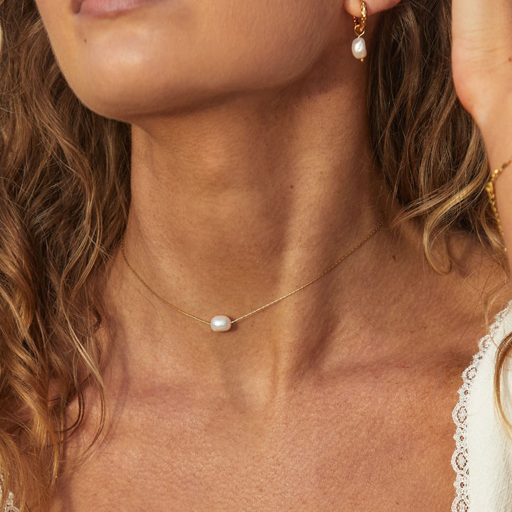 Barokk gyöngy choker - Alina