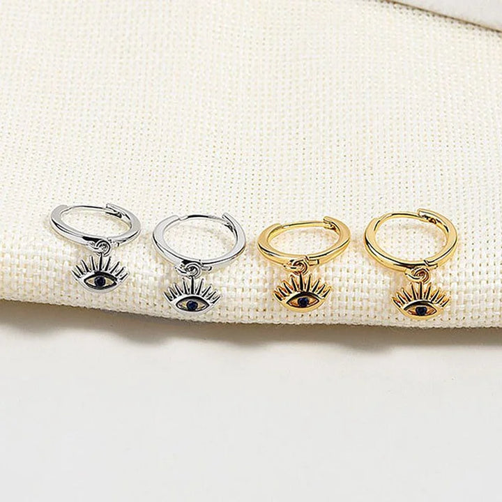 Arany/Ezüst Fülbevalók Gonosz Szemmel - Noa