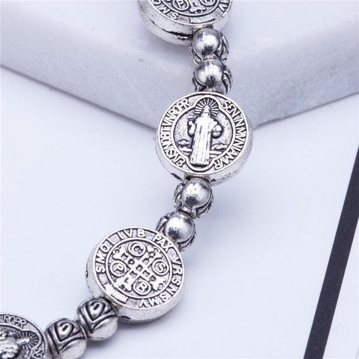 Arany és Ezüst Színű Kereszt Karkötő - Solana