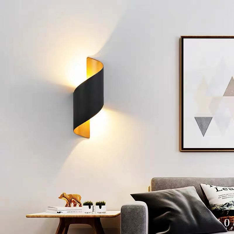 Modern Spirál LED Fali Lámpa - TwistLight