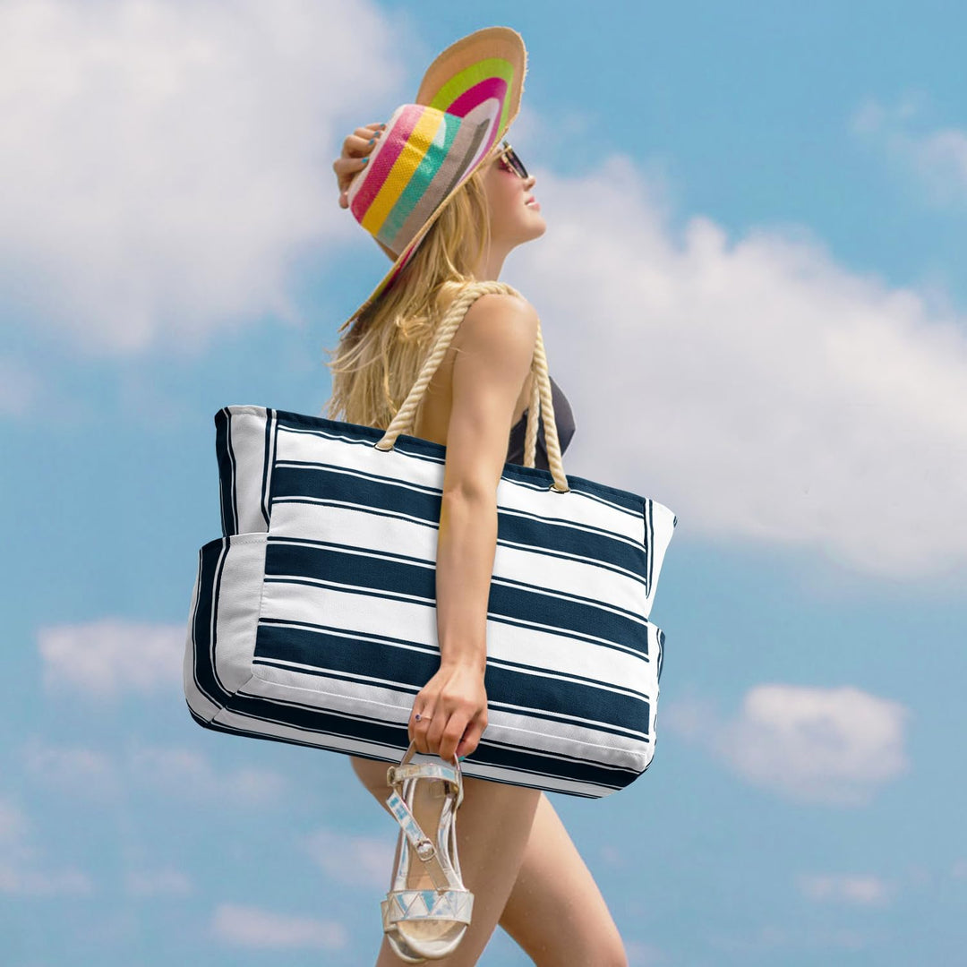 Vízálló és homokálló nagy méretű strandtáska – SandAway