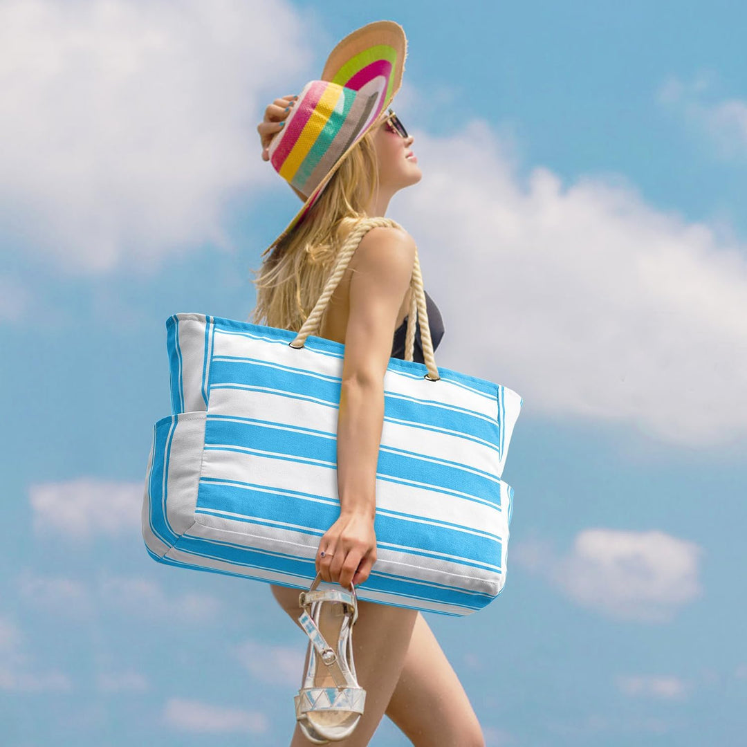 Vízálló és homokálló nagy méretű strandtáska – SandAway