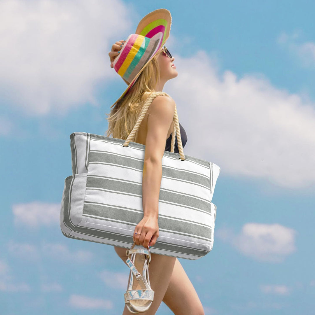 Vízálló és homokálló nagy méretű strandtáska – SandAway