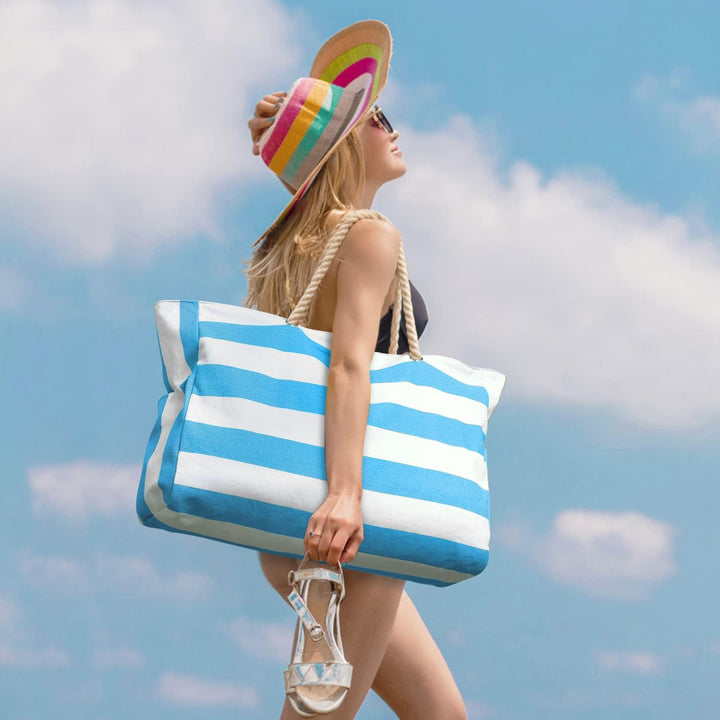 Vízálló és homokálló nagy méretű strandtáska – SandAway
