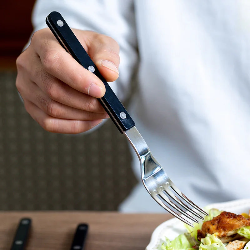 24 darabos rozsdamentes acél evőeszközkészlet gravírozott designnal - BistroLine