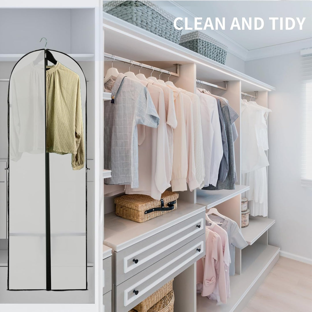 Hosszú Ruhatároló Takaró – 180 cm-es Ruha Táska Cipzárral és Ablakkal (Vásárolj 1-et, és 1-et KAPSZ INGYEN)