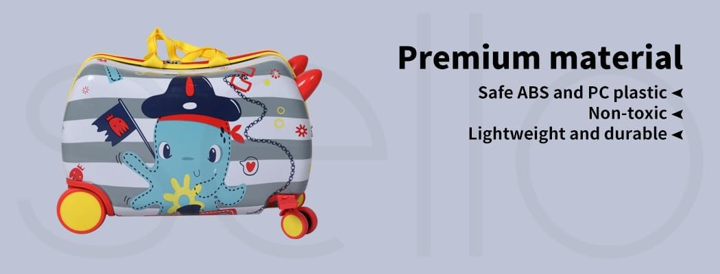 Gyermek 2 az 1-ben Roller Bőrönd 360°-os Kerekekkel