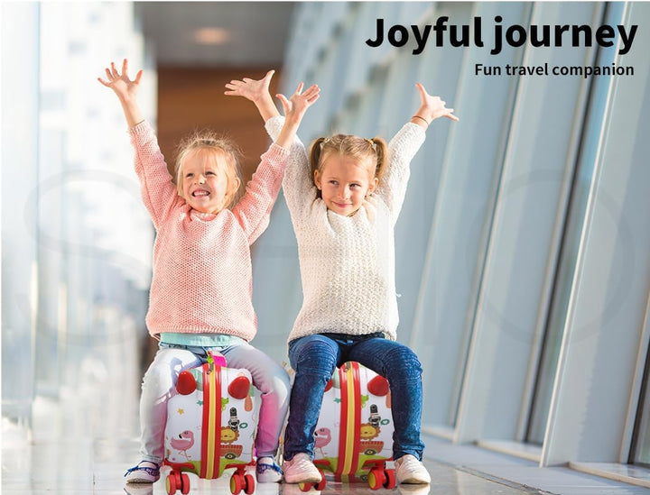 Gyermek 2 az 1-ben Roller Bőrönd 360°-os Kerekekkel