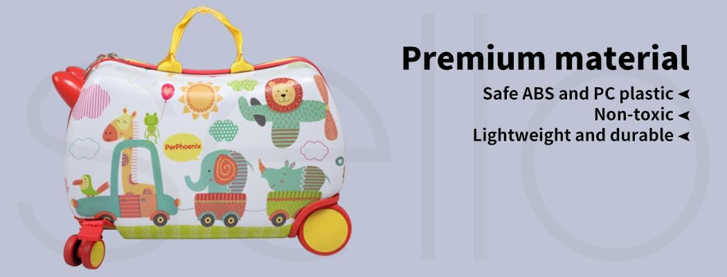 Gyermek 2 az 1-ben Roller Bőrönd 360°-os Kerekekkel