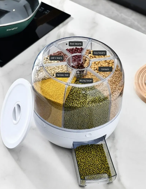 360° Forgatható Gabonaadagoló - SpinStore GrainKeeper