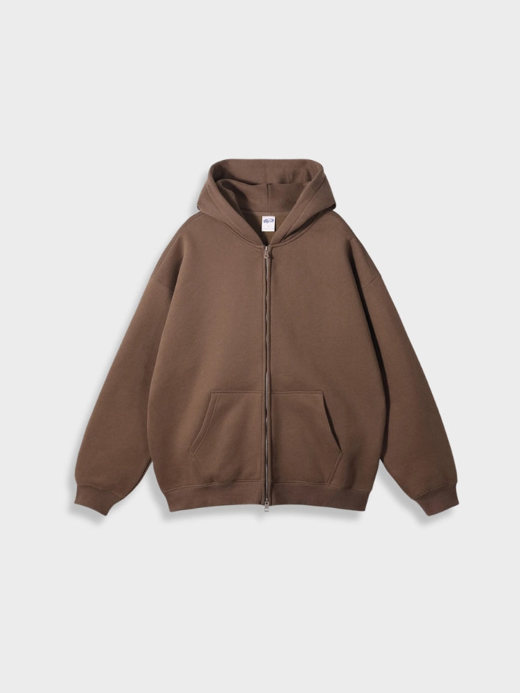 Oversized mellény cipzárral - Ava
