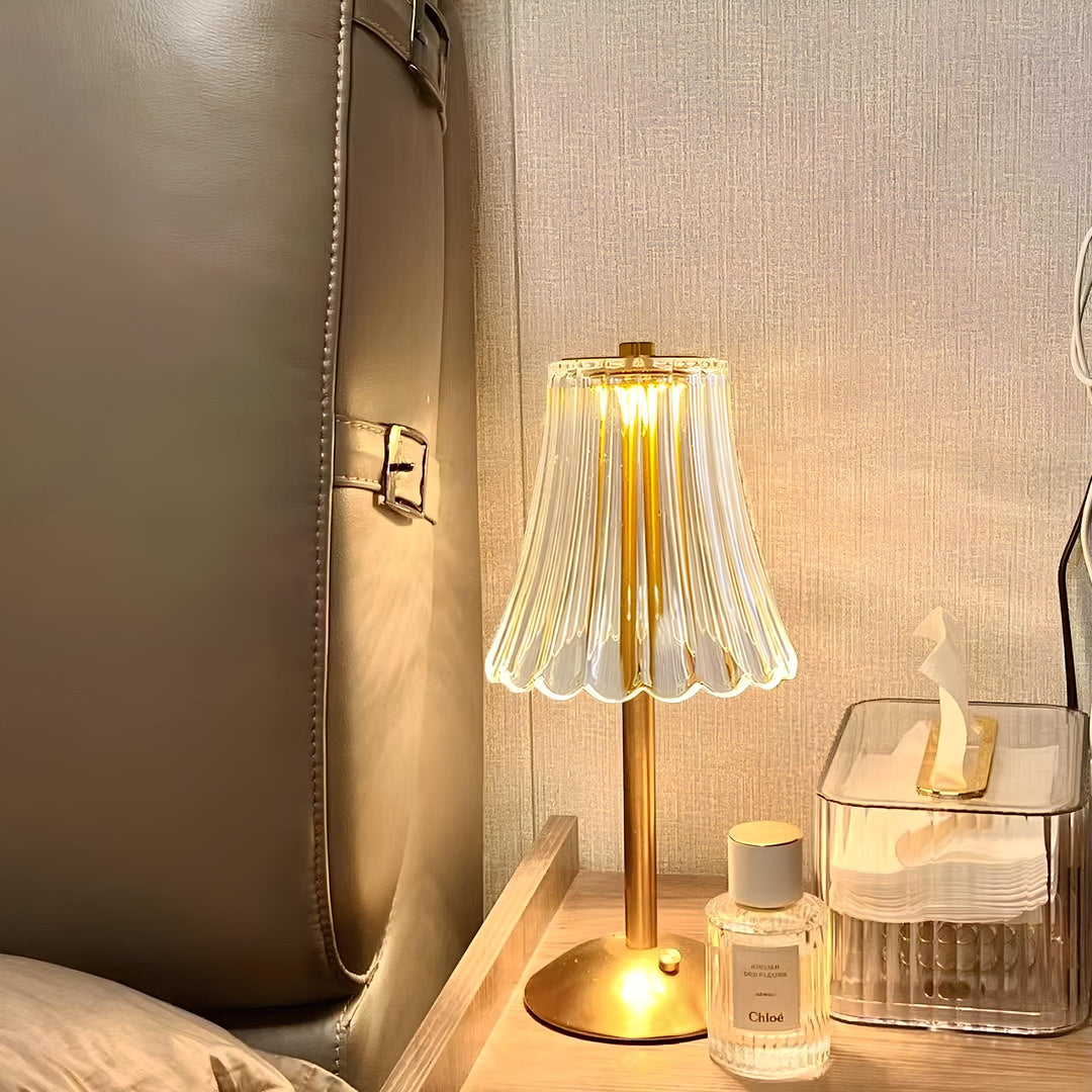 Arany Kristály Asztali Lámpa - Aurora Luxe