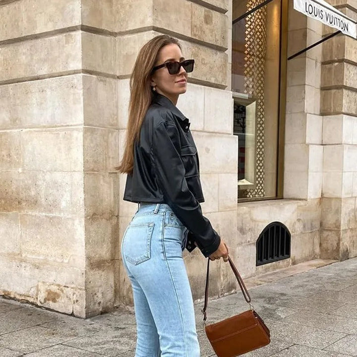 Vízálló Bőr Nyári Kabát Nőknek – Celeste