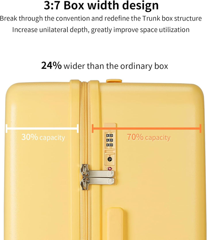 Nagy kemény héjú ellenőrzött bőrönd 8 forgókerékkel