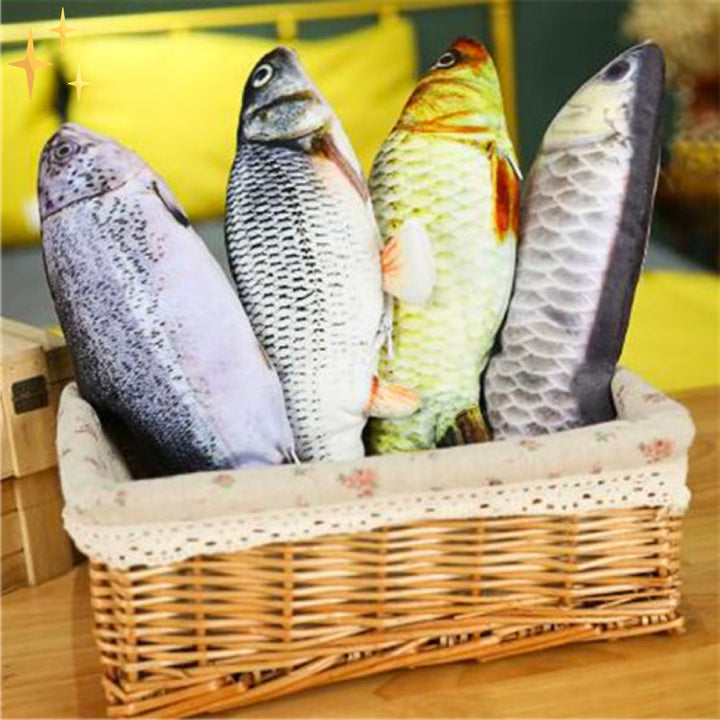 4 darab Mozgó Hal Játék macskáknak - FitFish
