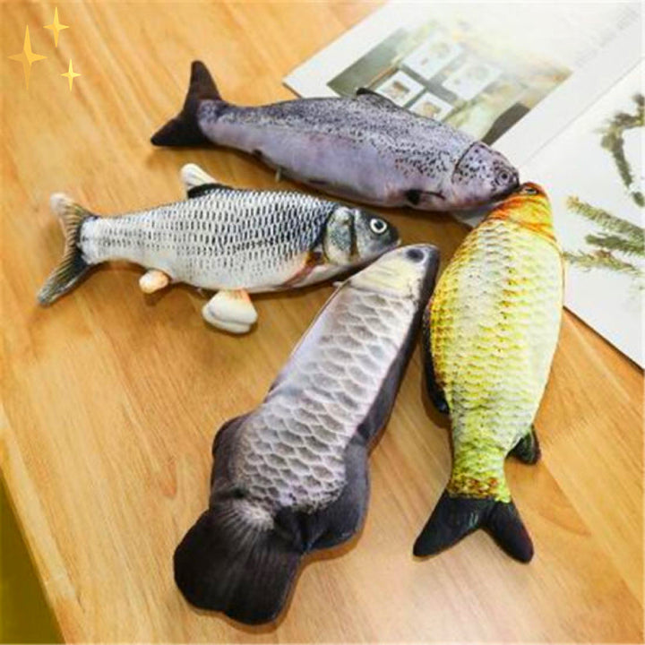 4 darab Mozgó Hal Játék macskáknak - FitFish