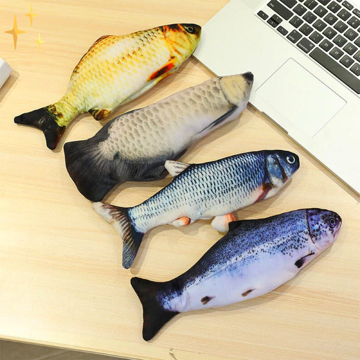 4 darab Mozgó Hal Játék macskáknak - FitFish