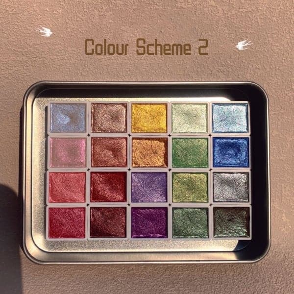 Több színű akvarell festék készlet - ColorCrafter