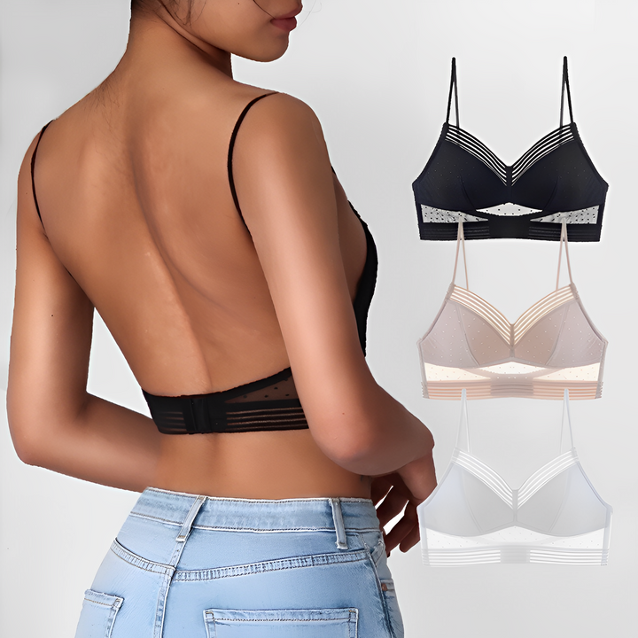 Zökkenőmentes bralette melltartó V-dekoltázzsal - 1-et vásárol, 1-et ingyen kap - Clara